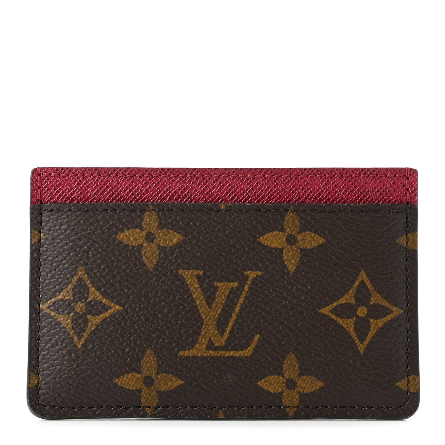 Monogram Card Holder Fuchsia