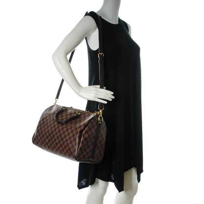 Louis Vuitton Damier Ebene Speedy Bandouliere 35 2 of 9