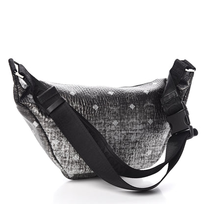 MCM Gradation Visetos Medium Belt Bag Silver 3 of 9