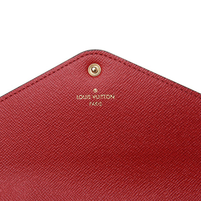 Louis Vuitton Damier Ebene Josephine Wallet Red 6 of 6