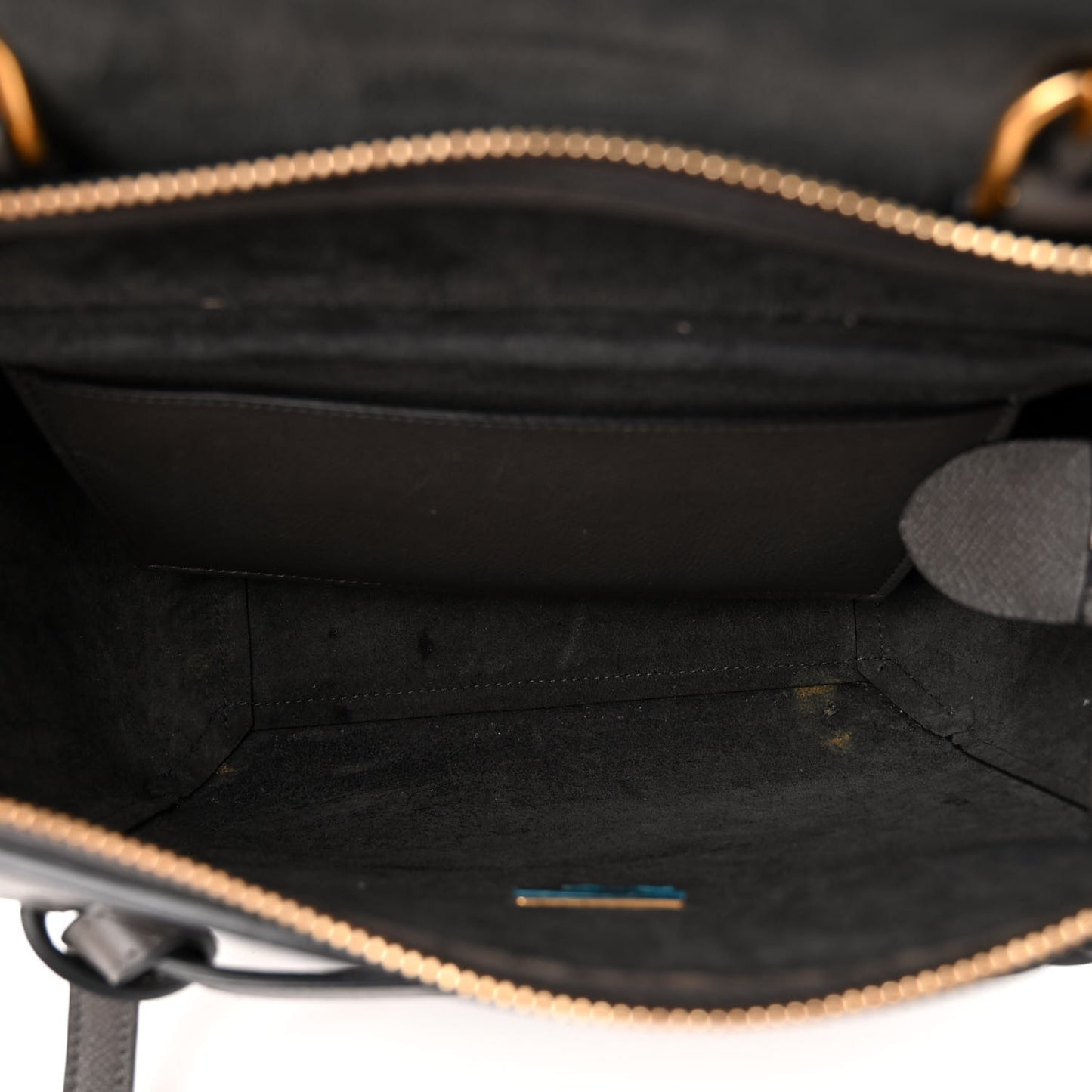 Grained Calfskin Micro Belt Bag Grey