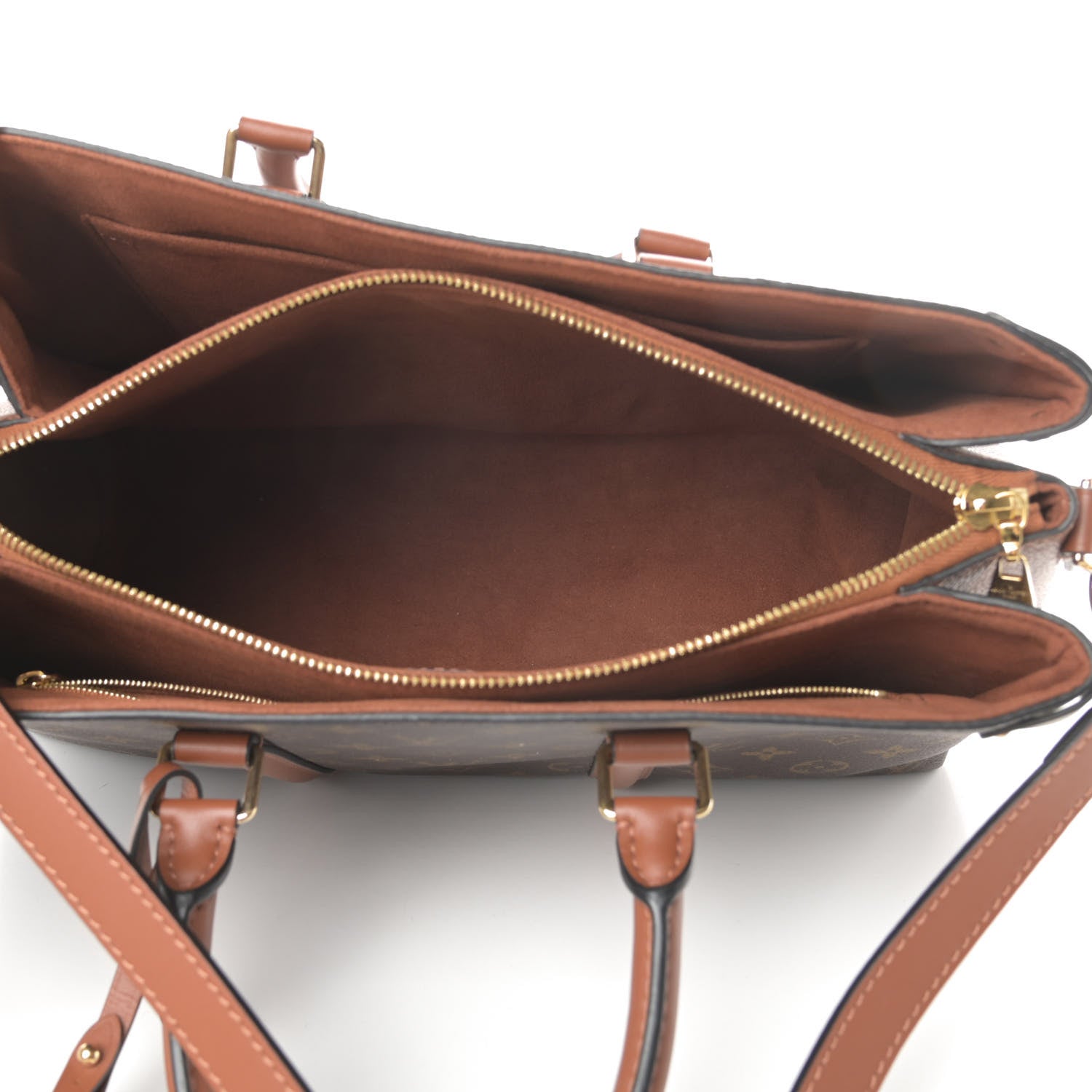 Louis Vuitton Monogram Soufflot MM Caramel 6 of 15