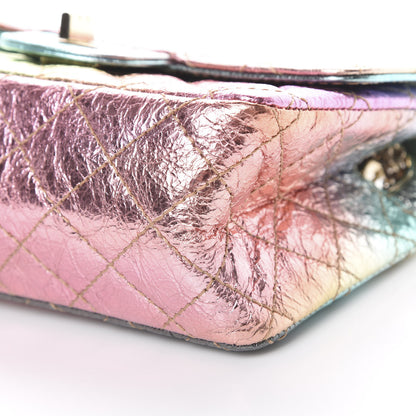 Chanel Metallic Goatskin Quilted Mini 2.55 Reissue Flap Multicolor 9 of 11