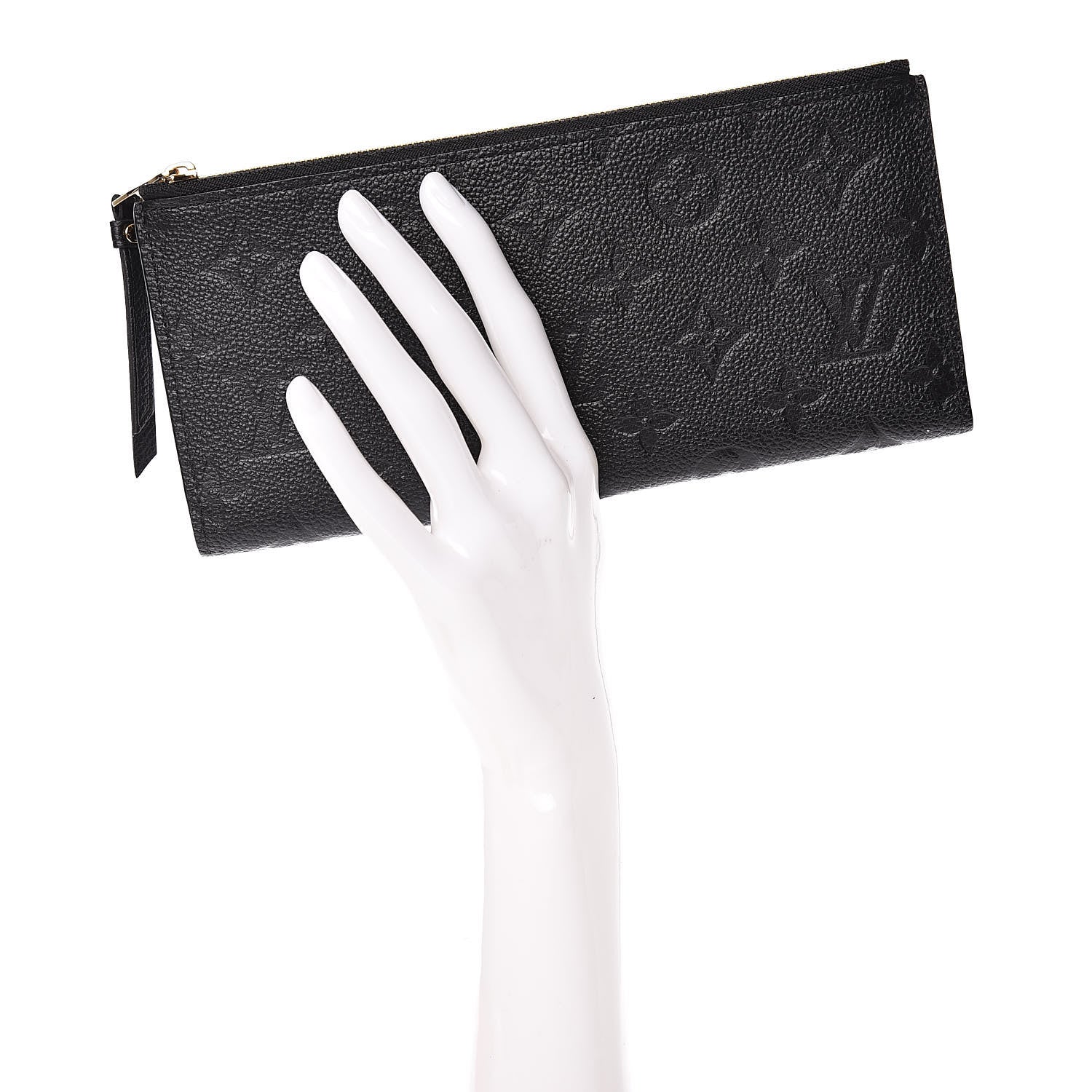 Louis Vuitton Empreinte Adele Wallet Black 2 of 9