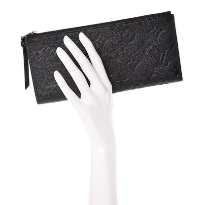 Louis Vuitton Empreinte Adele Wallet Black 2 of 9