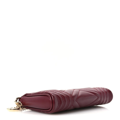 Gucci Nappa Chevron Matelasse GG Marmont Small Shoulder Bag Rosso Ancora 4 of 11