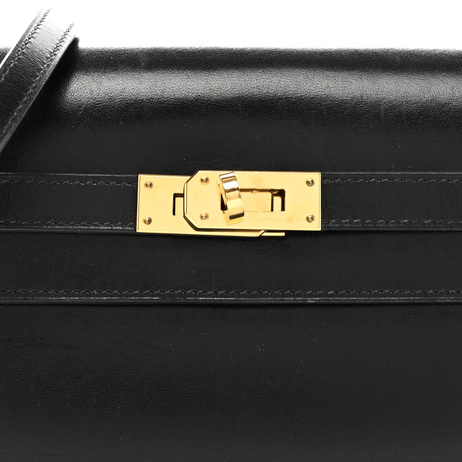 Hermes Box Kelly Wallet To Go Black 7 of 13