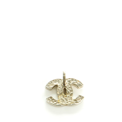 Chanel Crystal Mini Timeless CC Earrings Silver 5 of 5