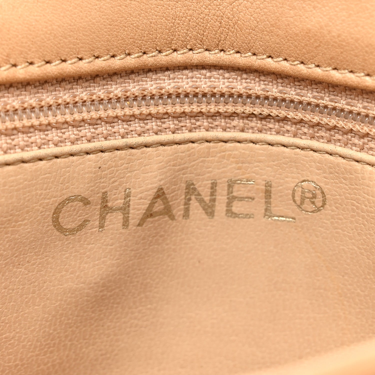 Chanel Lambskin Quilted Flap Waist Belt Bag 65 26 Beige 6 of 19