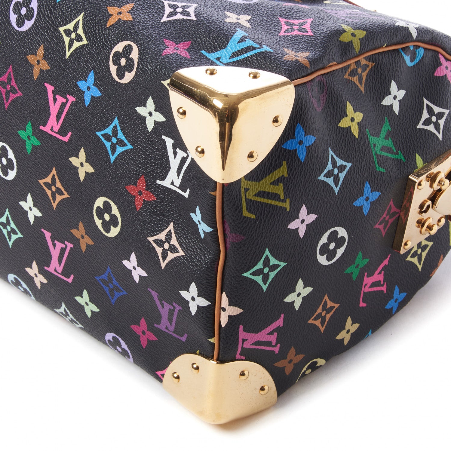 Louis Vuitton Monogram Multicolor Speedy 30 Black 5 of 8