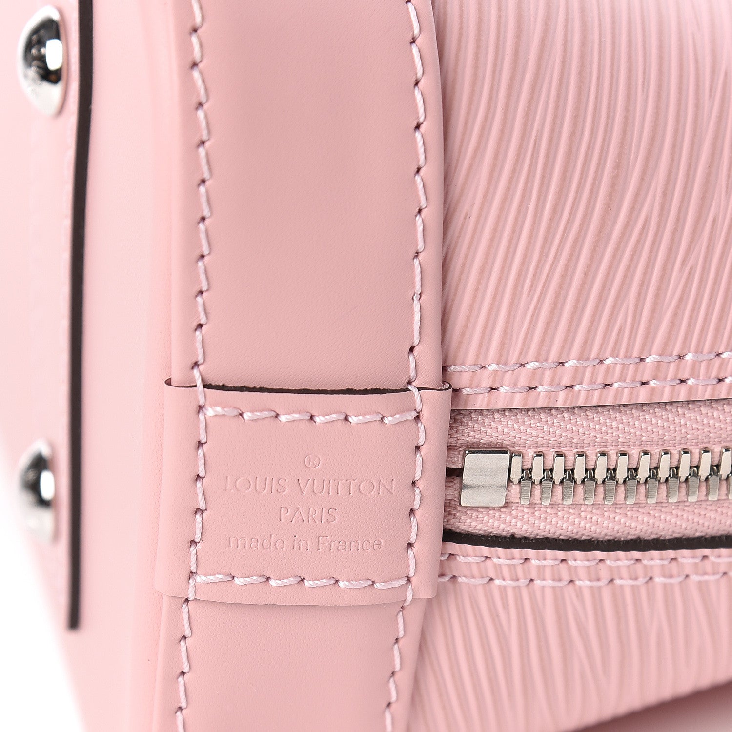 Louis Vuitton Epi Alma BB Rose Ballerine 8 of 10