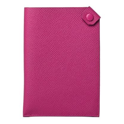 Hermes Epsom Tarmac PM Passport Holder Rose Pourpre 1 of 5