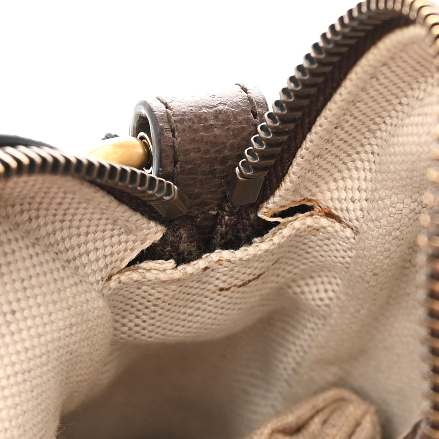 GG Supreme Monogram Mini Neo Vintage Double Zip Messenger Bag Beige New Acero Crop