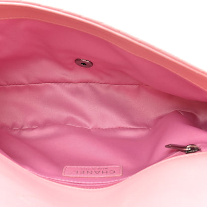 Chanel Lambskin Quilted Medium CC Crossing Flap Pink 5 of 11
