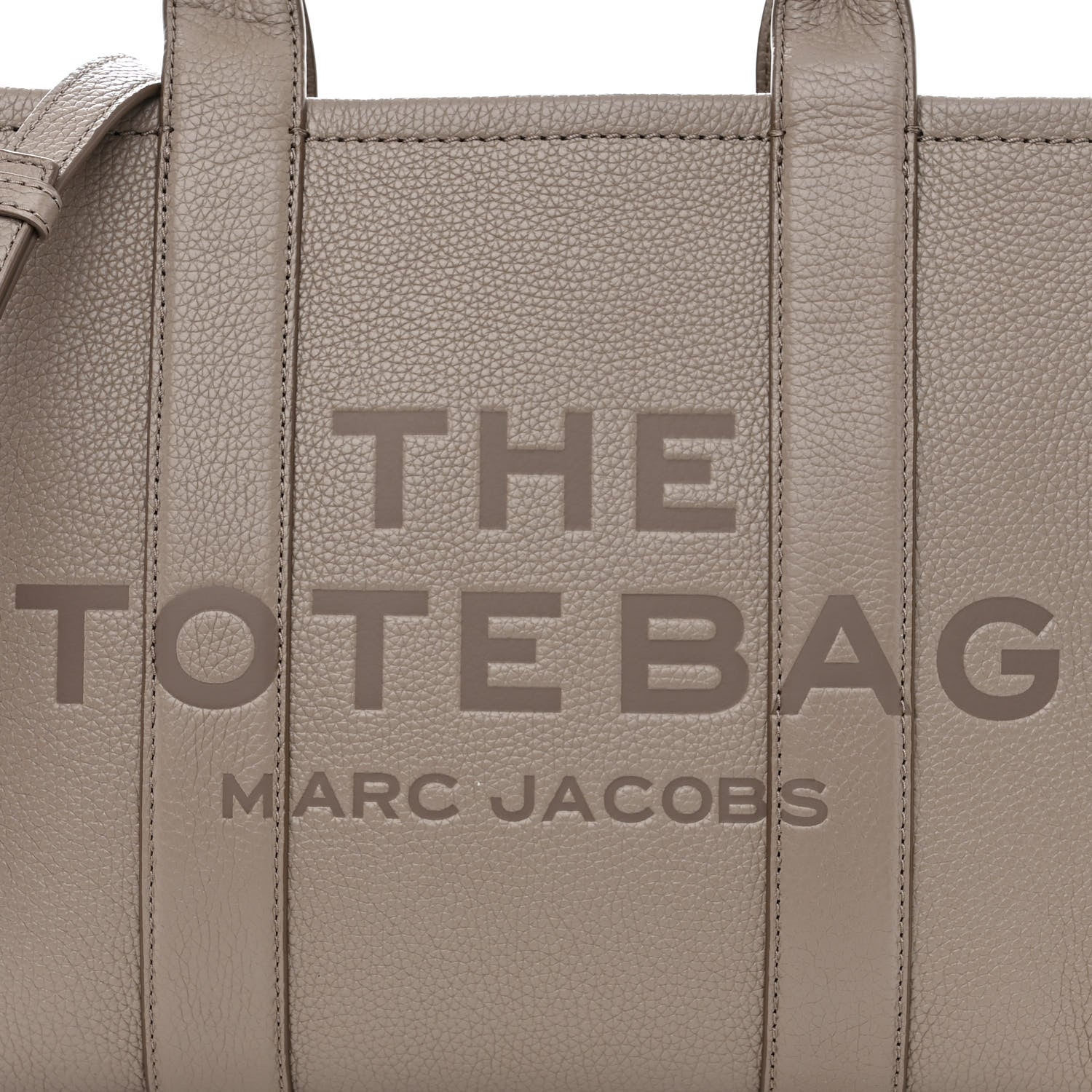 Marc Jacobs Grained Calfskin Medium The Tote Bag Cement 8 of 10