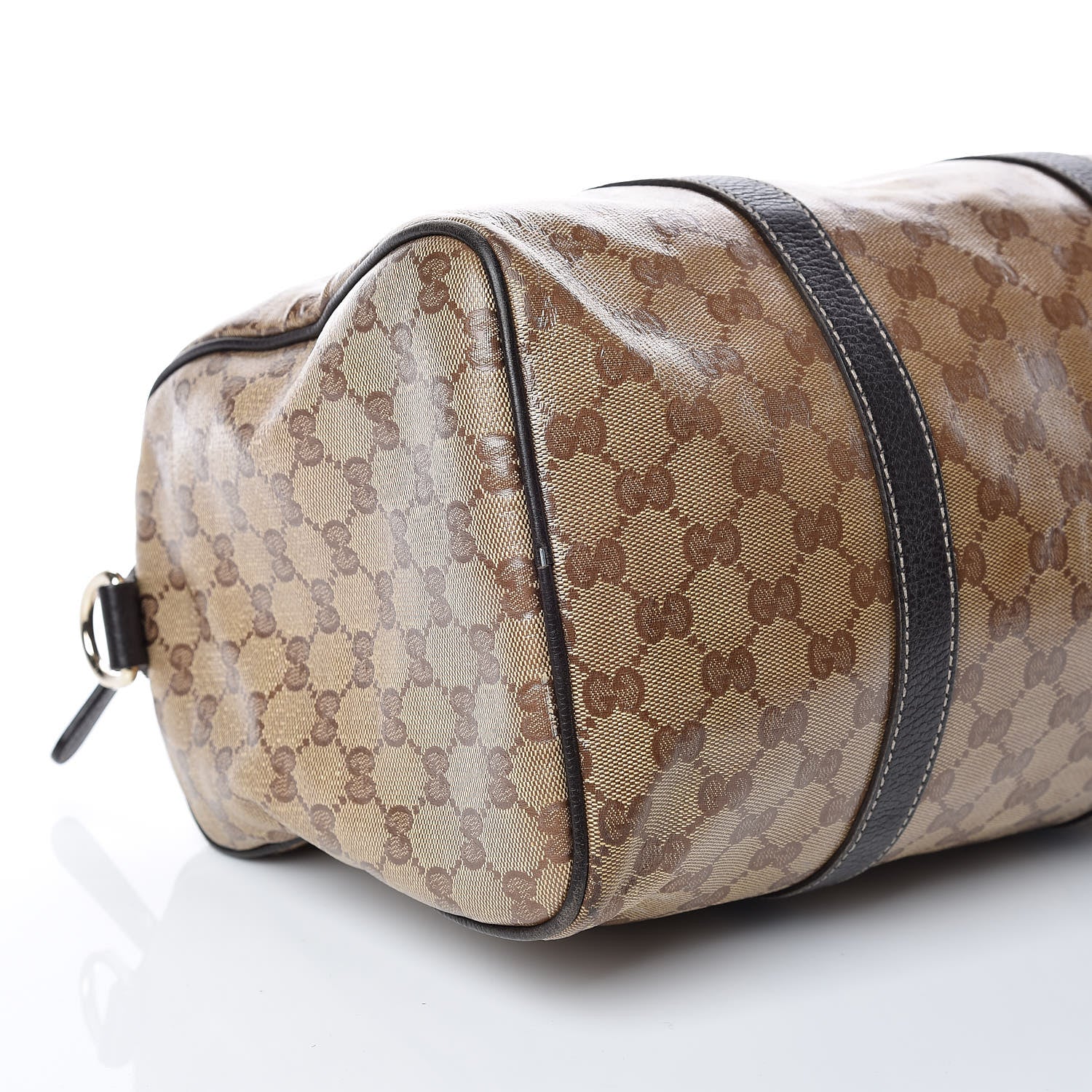 Gucci Crystal Monogram Medium Joy Boston Dark Brown 5 of 27