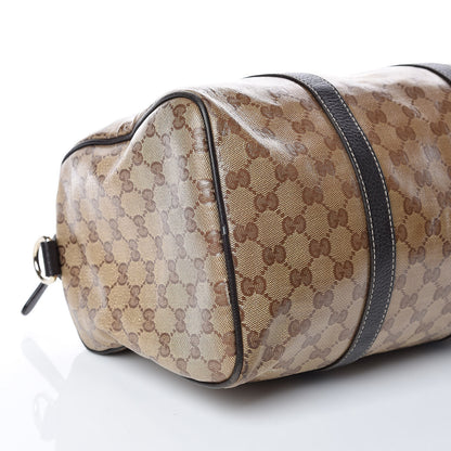 Gucci Crystal Monogram Medium Joy Boston Dark Brown 5 of 27