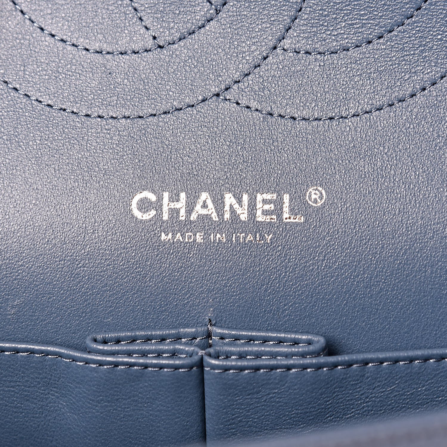 Chanel Caviar Quilted Jumbo Double Flap Light Blue 7 of 11