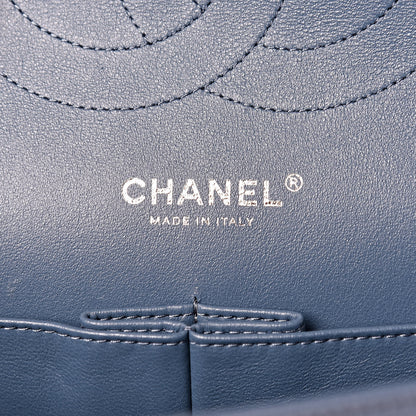 Chanel Caviar Quilted Jumbo Double Flap Light Blue 7 of 11