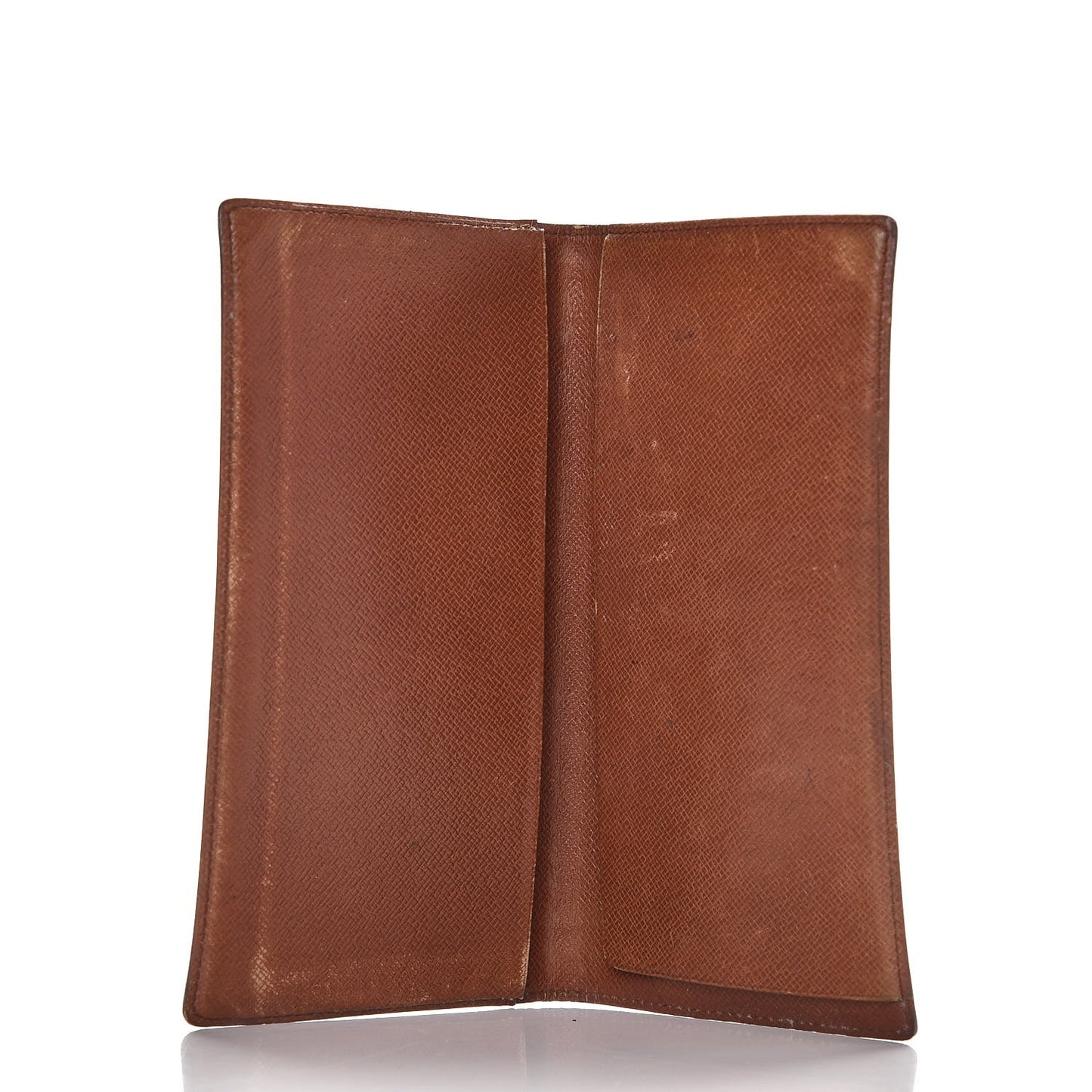 Monogram Simple Checkbook Holder Wallet