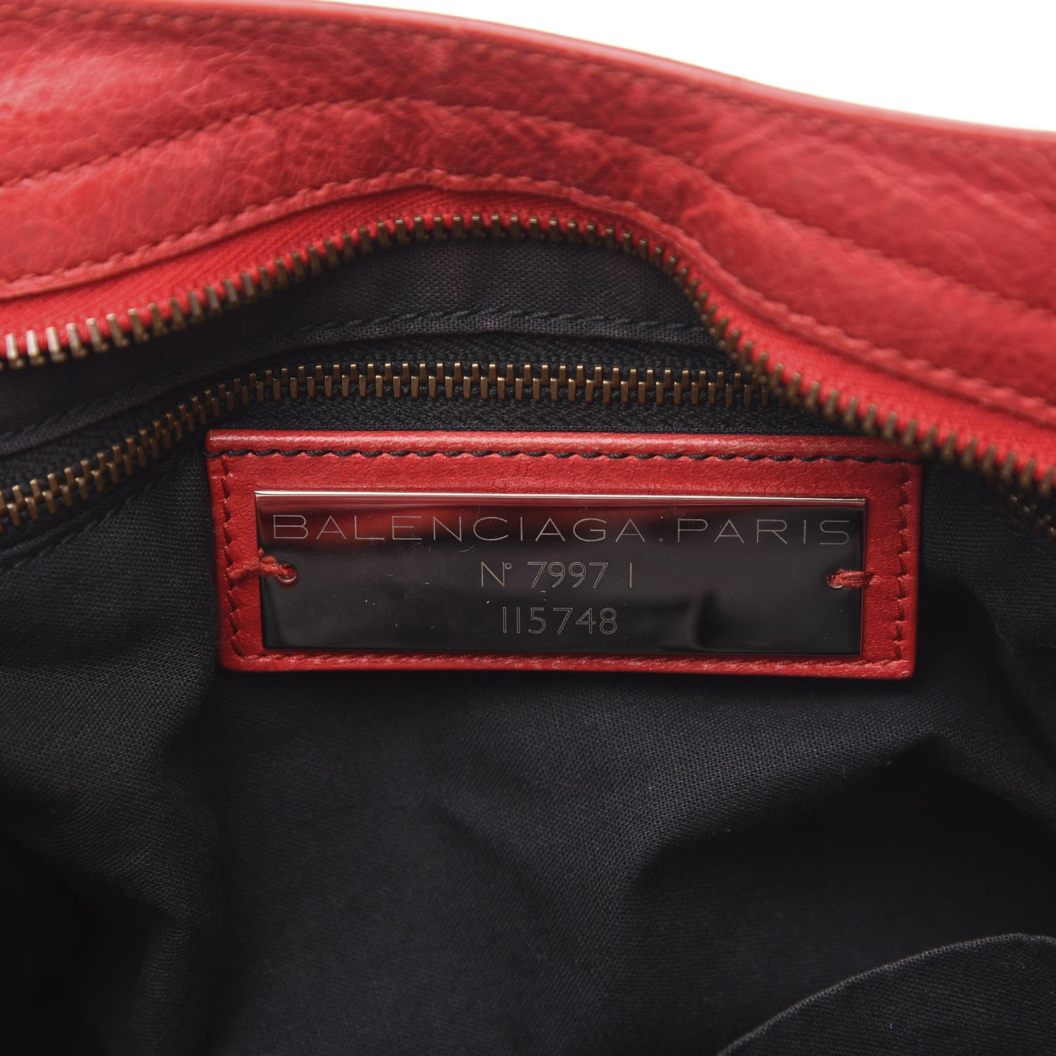 Balenciaga Agneau Classic Hardware City Rouge Cardinal 6 of 12