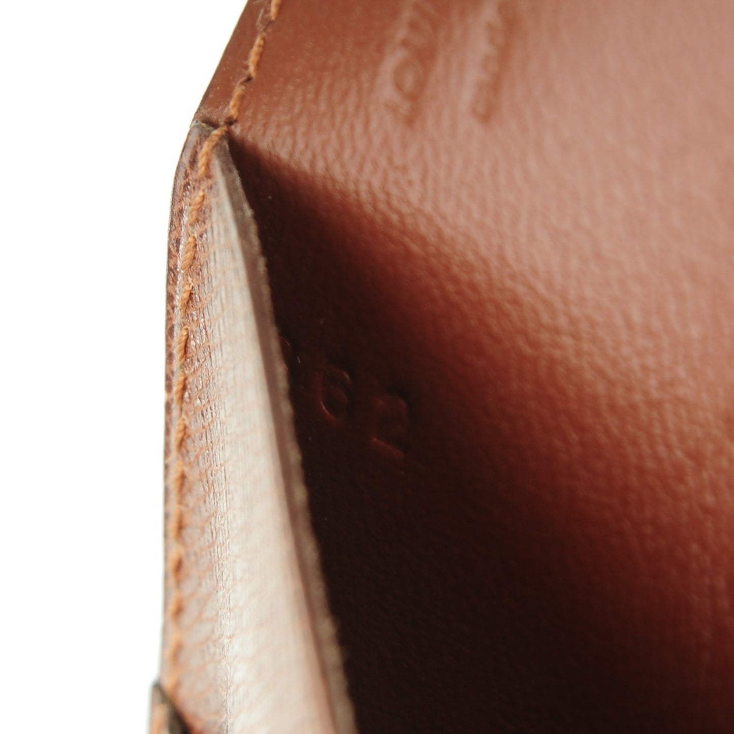 Monogram Folding Check Book Cover