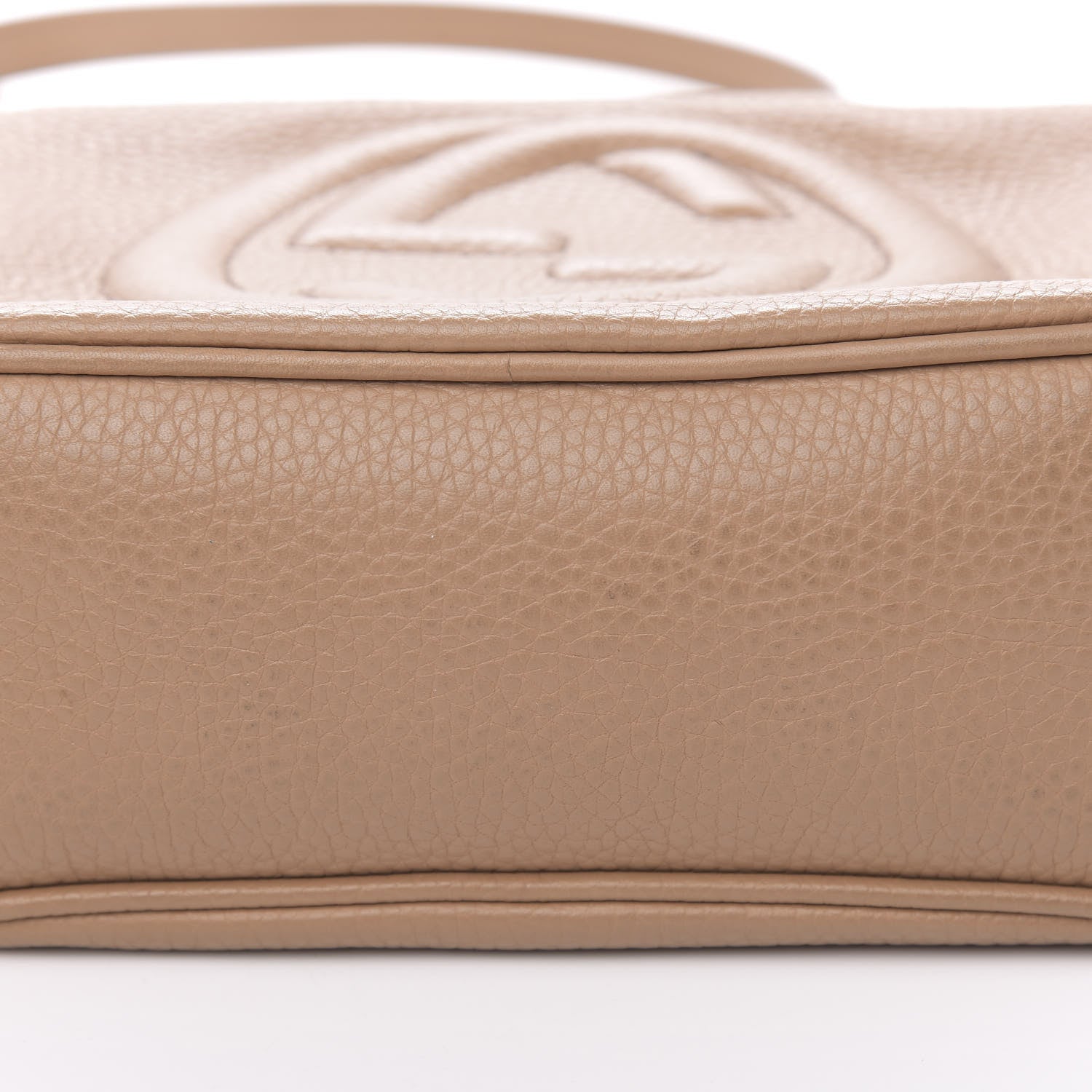 Gucci Pebbled Calfskin Small Soho Disco Bag Rose Beige 12 of 15