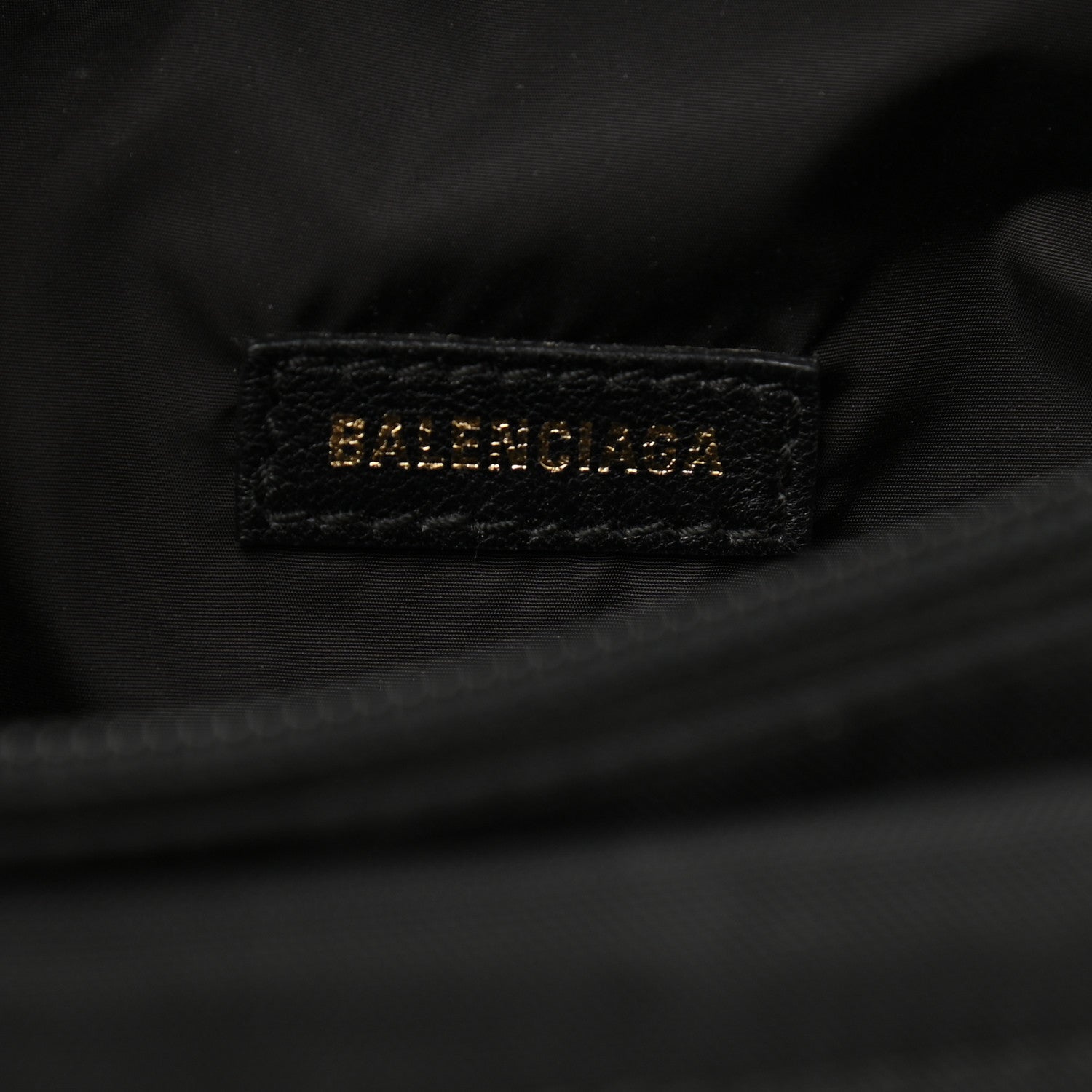 Balenciaga Sport Nylon Logo Embroidered Wheel Belt Bag Black White 6 of 10