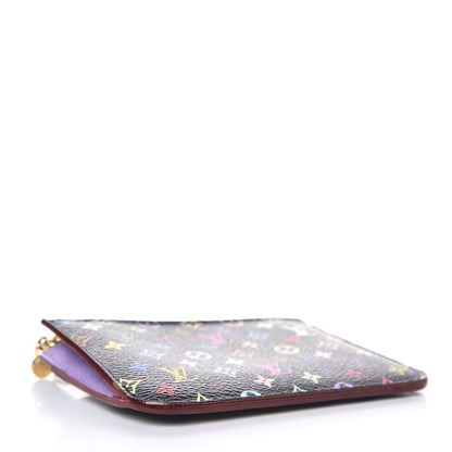 Louis Vuitton Monogram Multicolor Key Pouch Black Violet 4 of 7