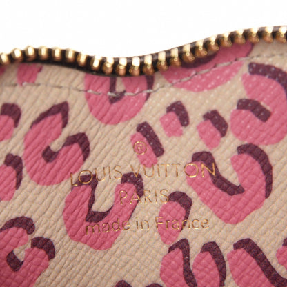 Louis Vuitton Monogram Leopard Coeur Heart Coin Purse Blanc Corail 6 of 8