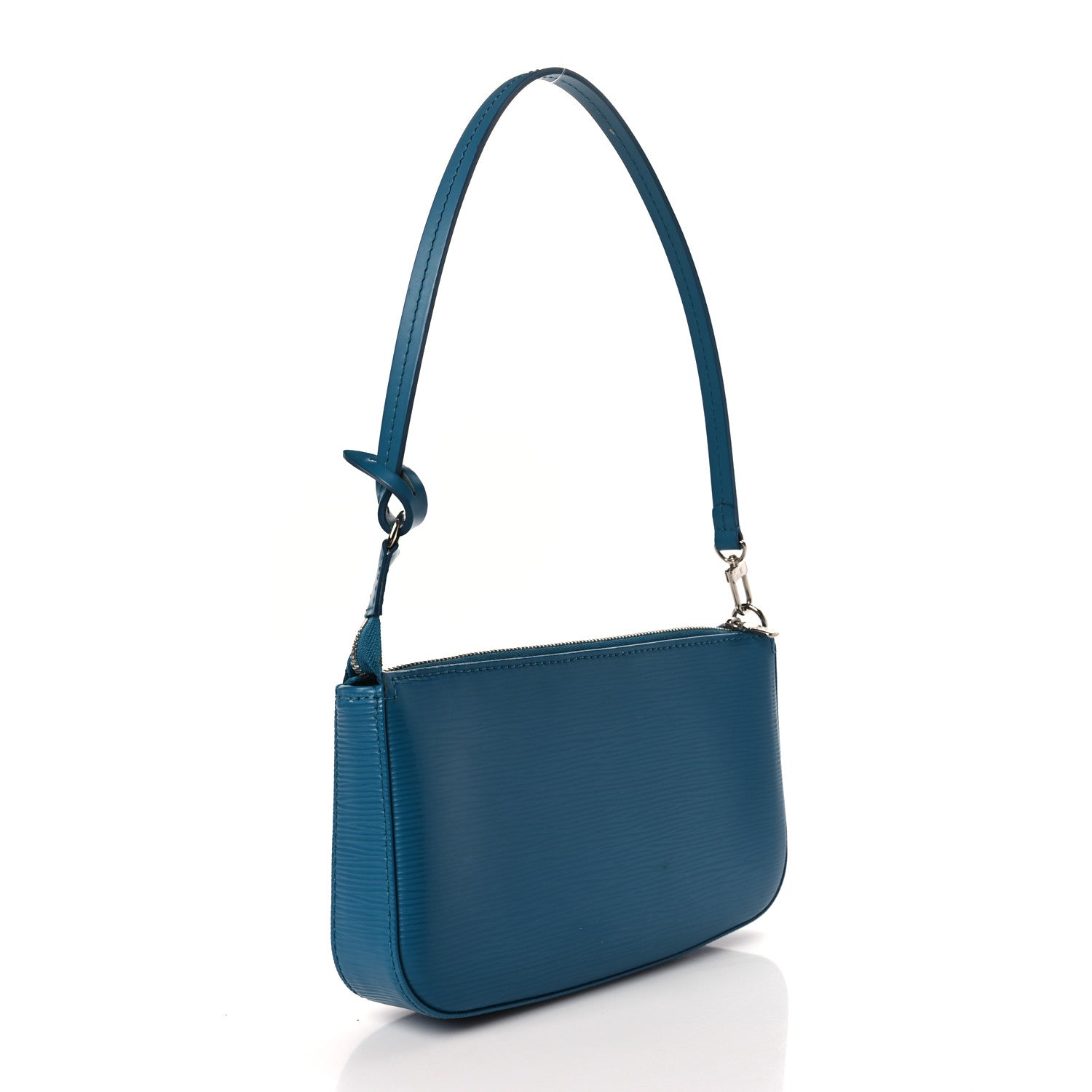 Louis Vuitton Epi Pochette Accessories NM Cyan 3 of 9