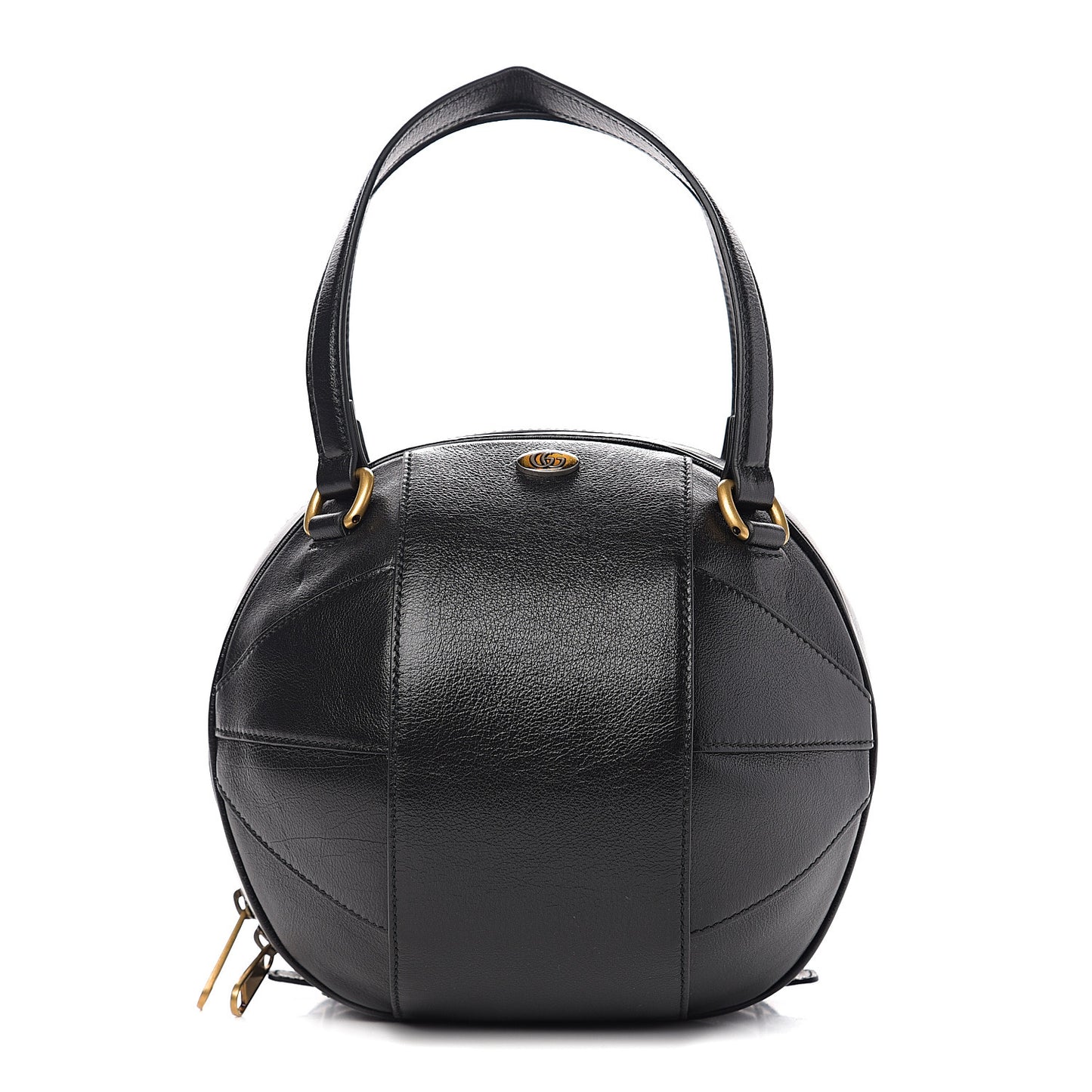 Piuma Lux Energy Tifosa Basketball Shaped Shoulder Bag Black