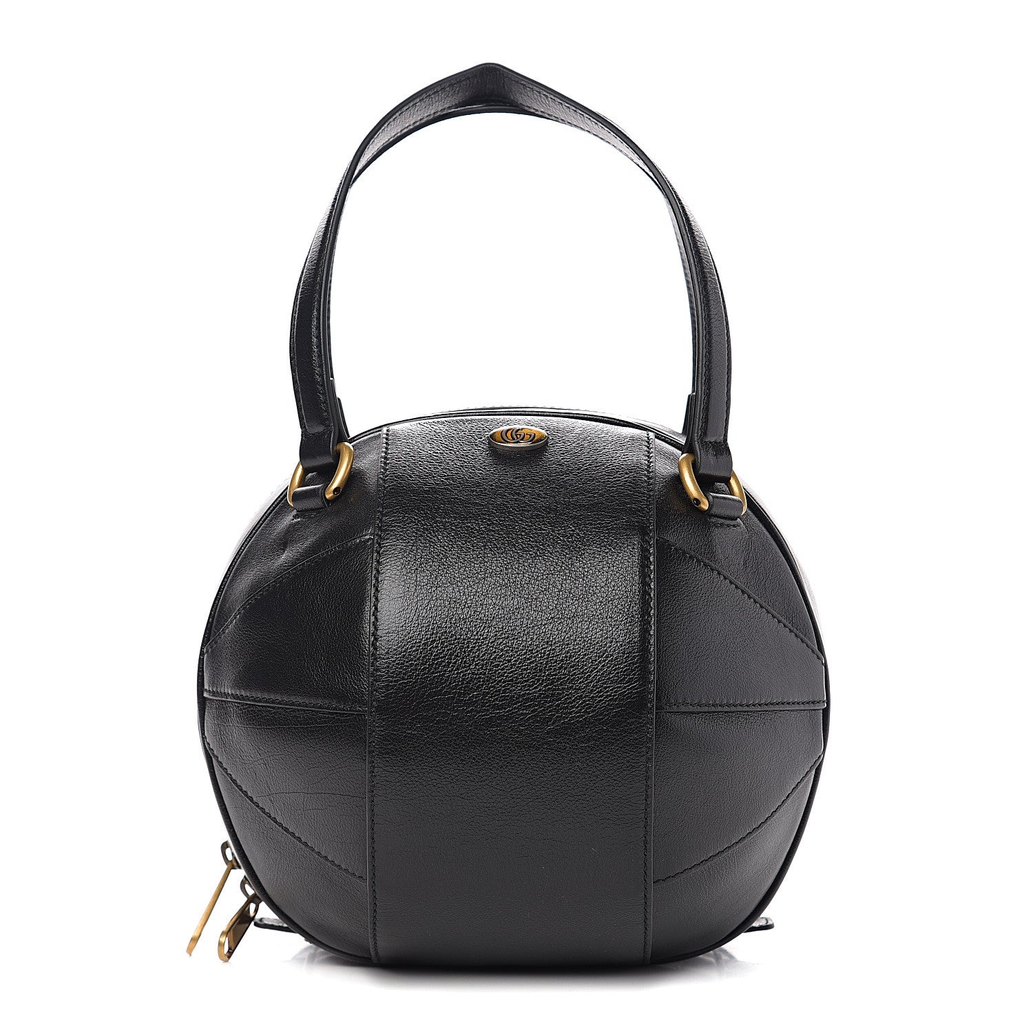 Gucci Piuma Lux Energy Tifosa Basketball Shaped Shoulder Bag Black 1 of 10