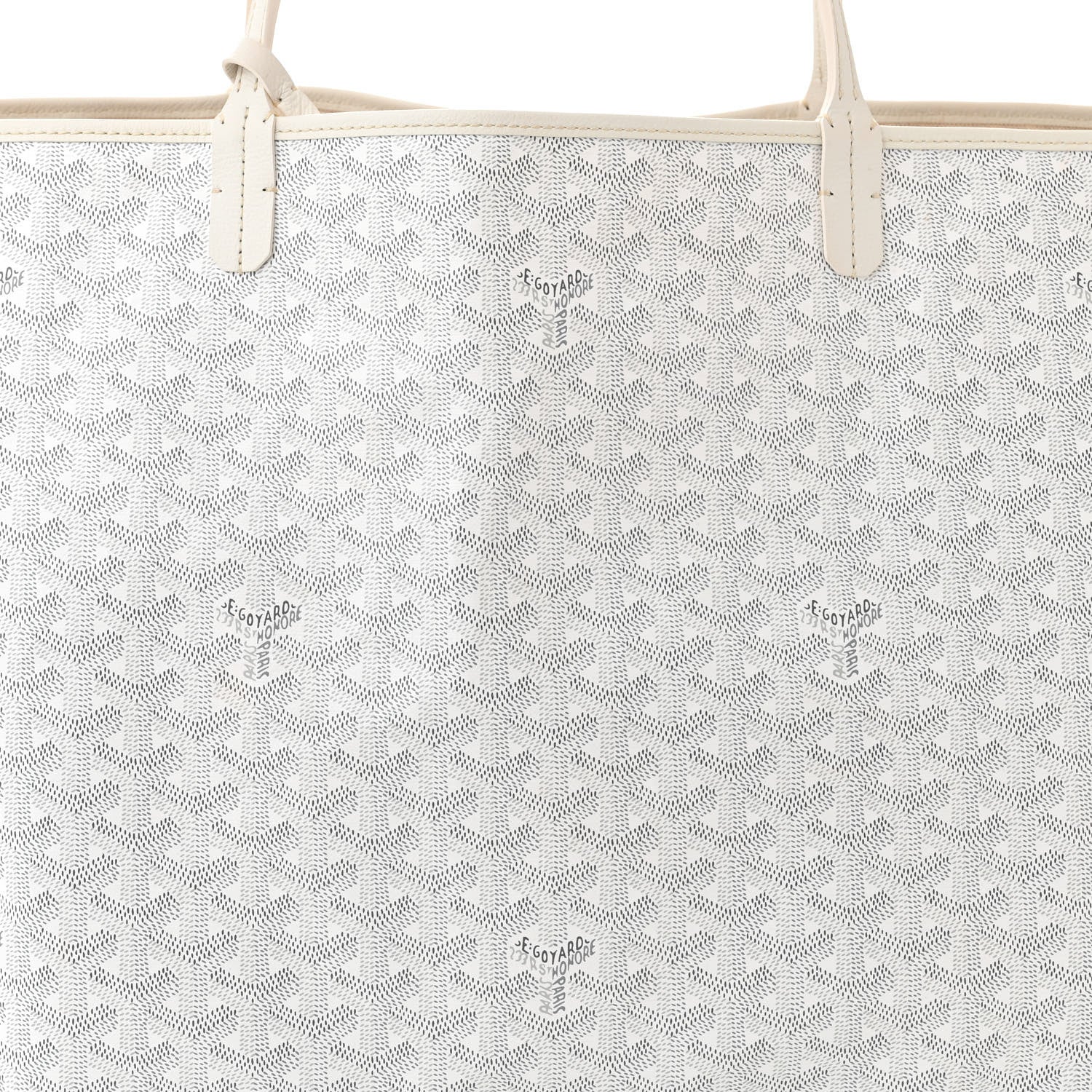 Goyard Goyardine Saint Louis GM White 9 of 12