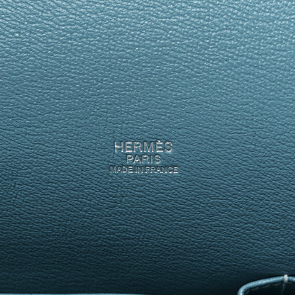 Hermes Taurillon Clemence Jypsiere 31 Blue Jean 5 of 10