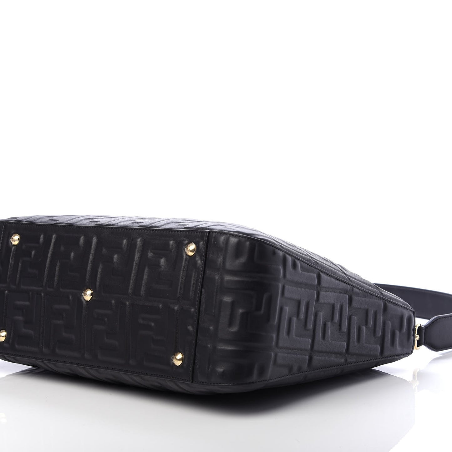 Nappa FF 1974 Embossed Medium FF Tote Black