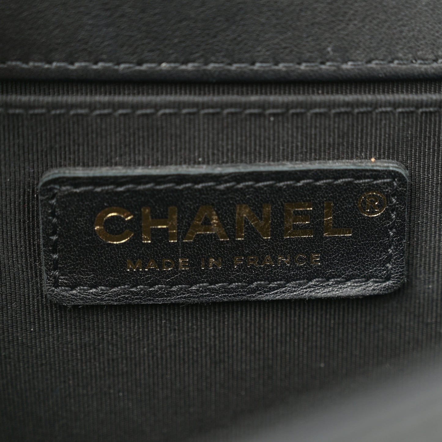 Lambskin Quilted Medium Boy Flap Black