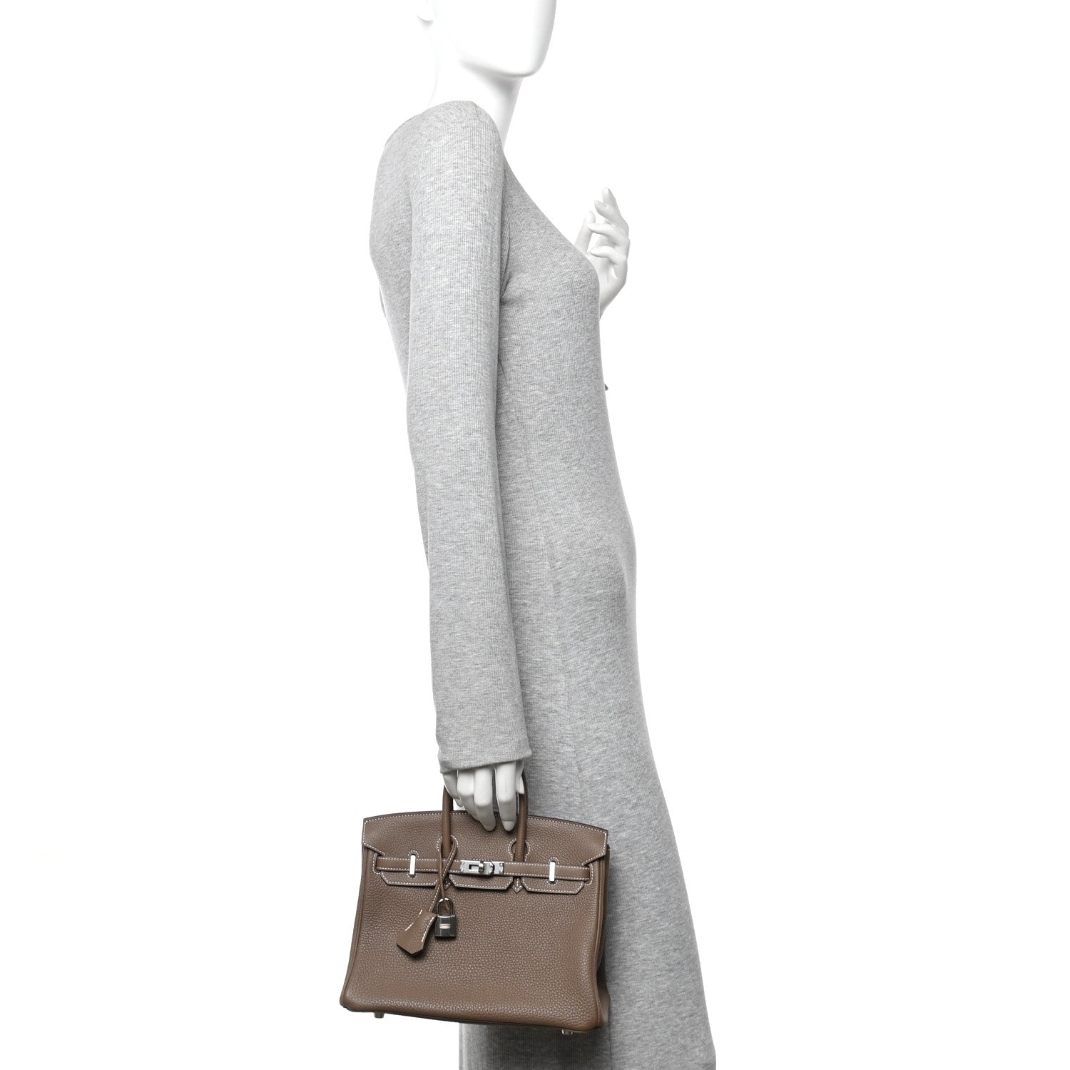 Hermes Togo Birkin 25 Etoupe 2 of 10