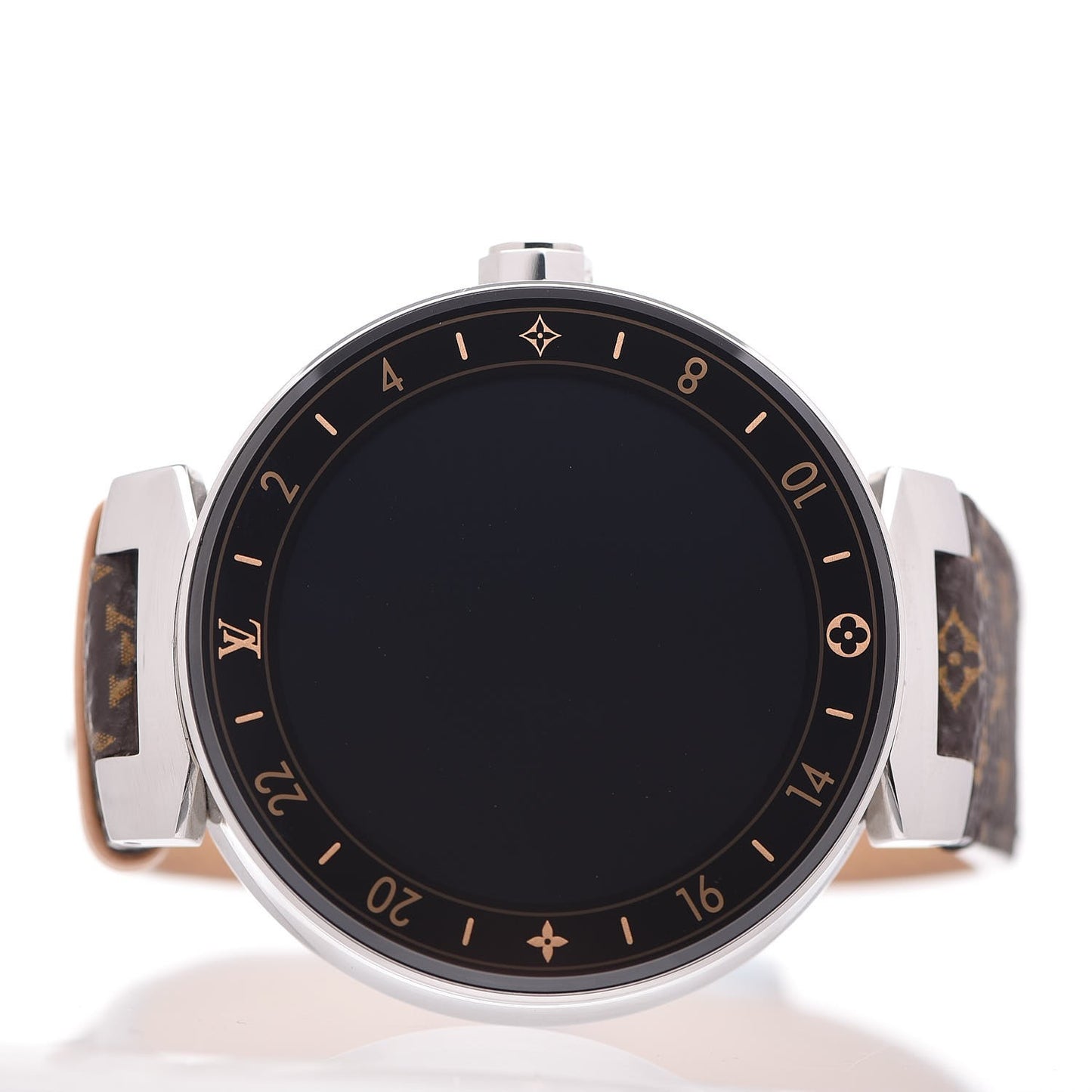 Stainless Steel 42mm Monogram Tambour Horizon Smartwatch