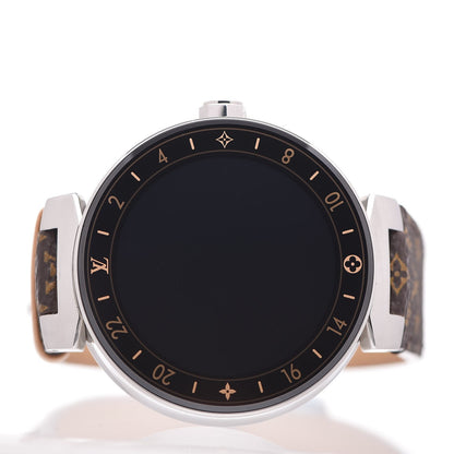 Louis Vuitton Stainless Steel 42mm Monogram Tambour Horizon Smartwatch 3 of 10