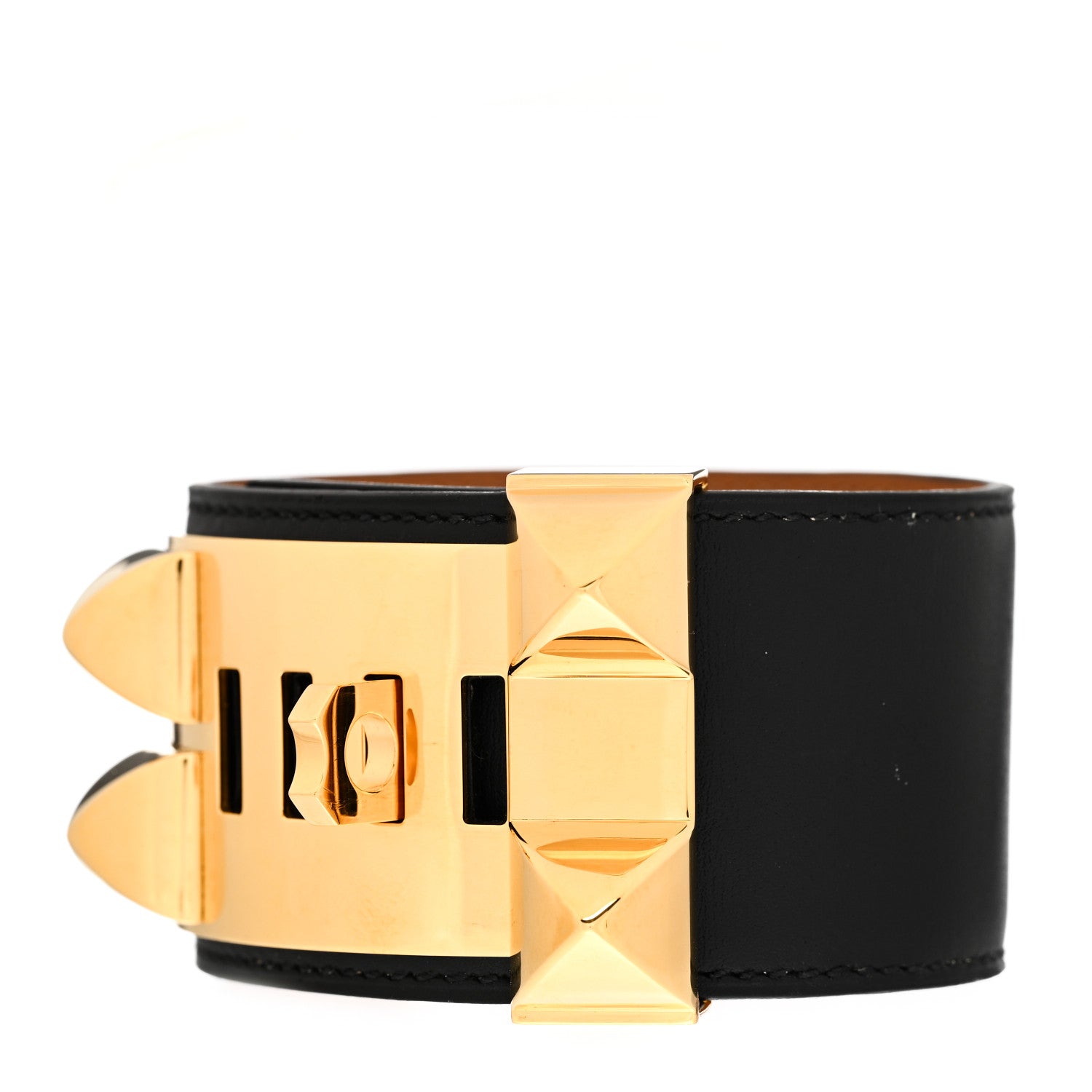 Hermes Box Collier de Chien CDC Bracelet L Black 3 of 6