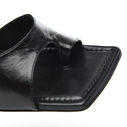 Bottega Veneta Nappa Crunch Lux Sandals 38.5 Black 9 of 20