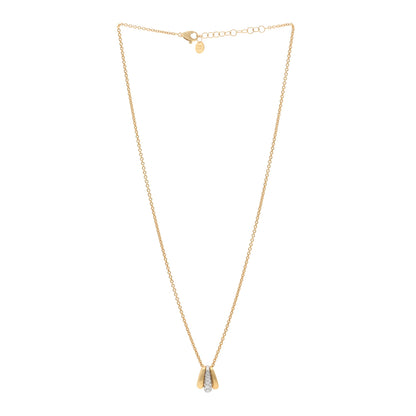 Marco Bicego 18K Yellow Gold Diamond Lucia Pendant Necklace 3 of 4