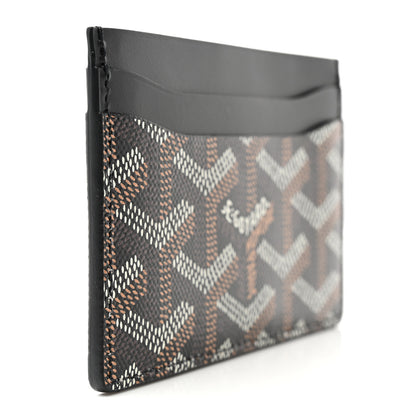 Goyard Goyardine Saint Sulpice Card Holder Black 3 of 7