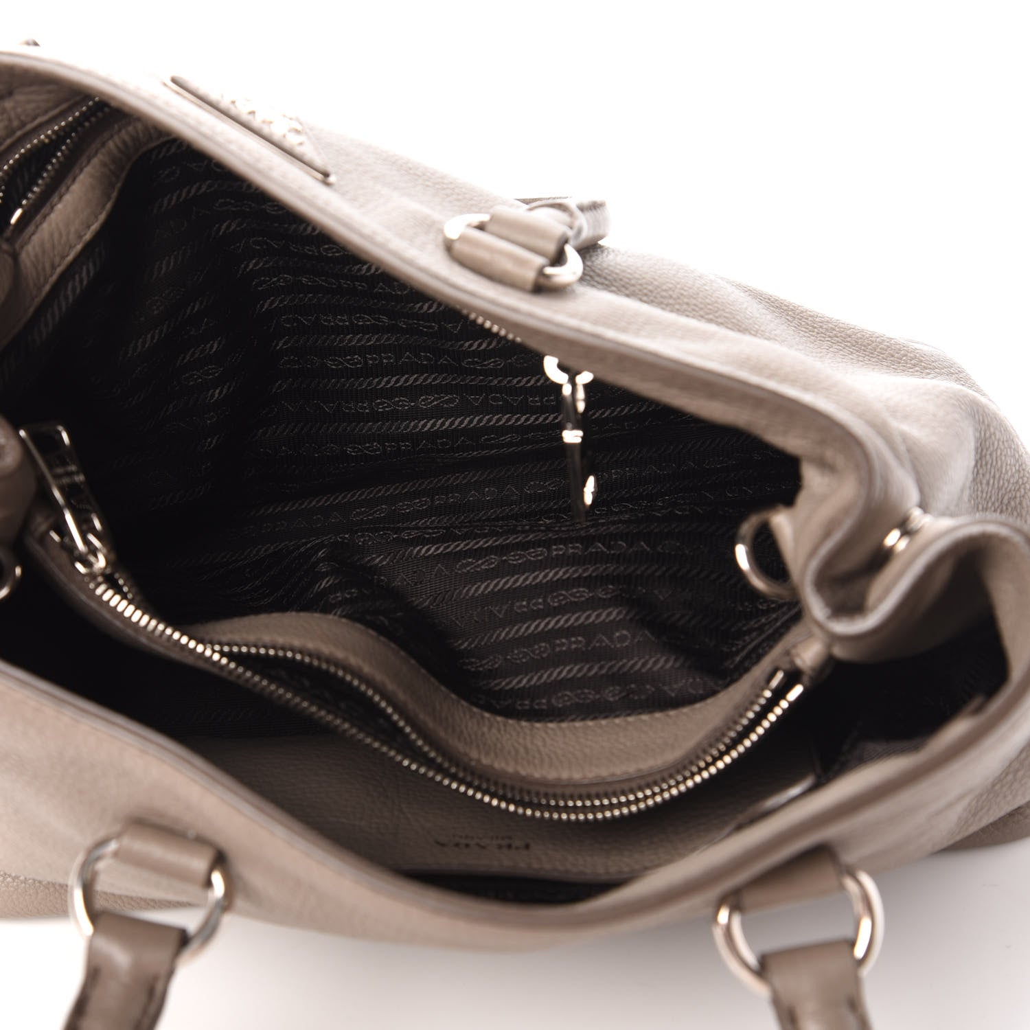 Prada Vitello Phenix Tote Argilla 5 of 10