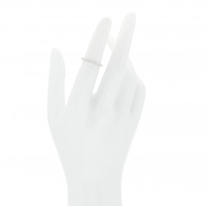 Cartier 18K White Gold Diamond 1.5mm Etincelle de Cartier Wedding Band Ring 48 4.5 2 of 6