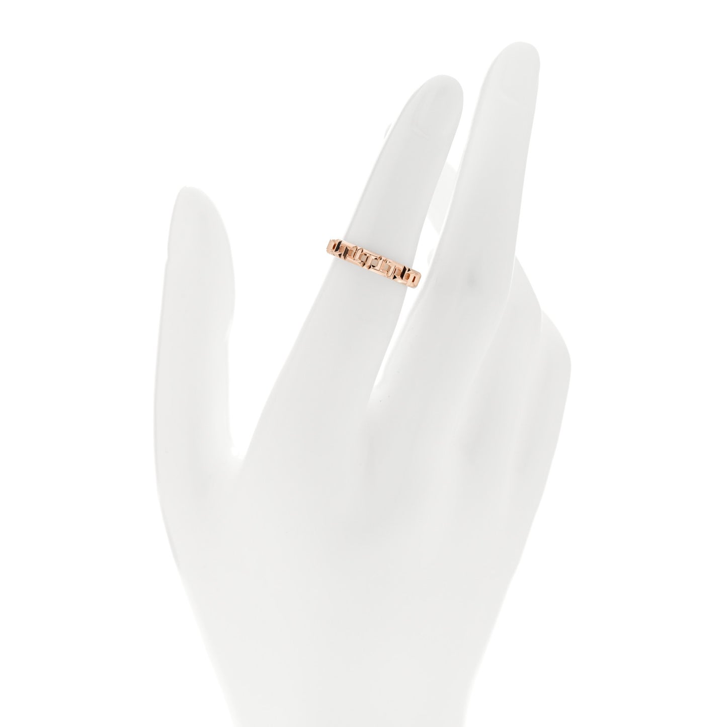 18K Rose Gold Narrow T True Ring 48 4.5