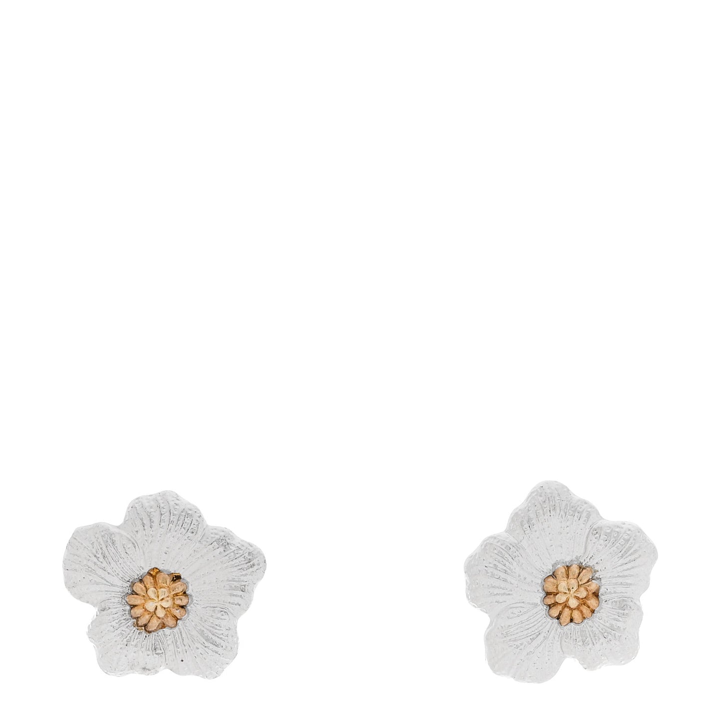 Sterling Silver Vermeil Blossoms Gardenia Earrings