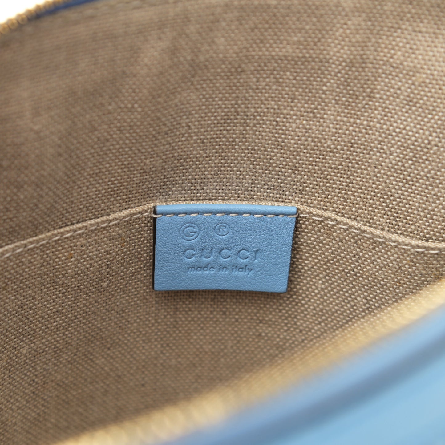 Microguccissima Mini Dome Bag Mineral Blue