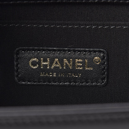 Chanel Lambskin Quilted Medium Boy Flap Black 6 of 10
